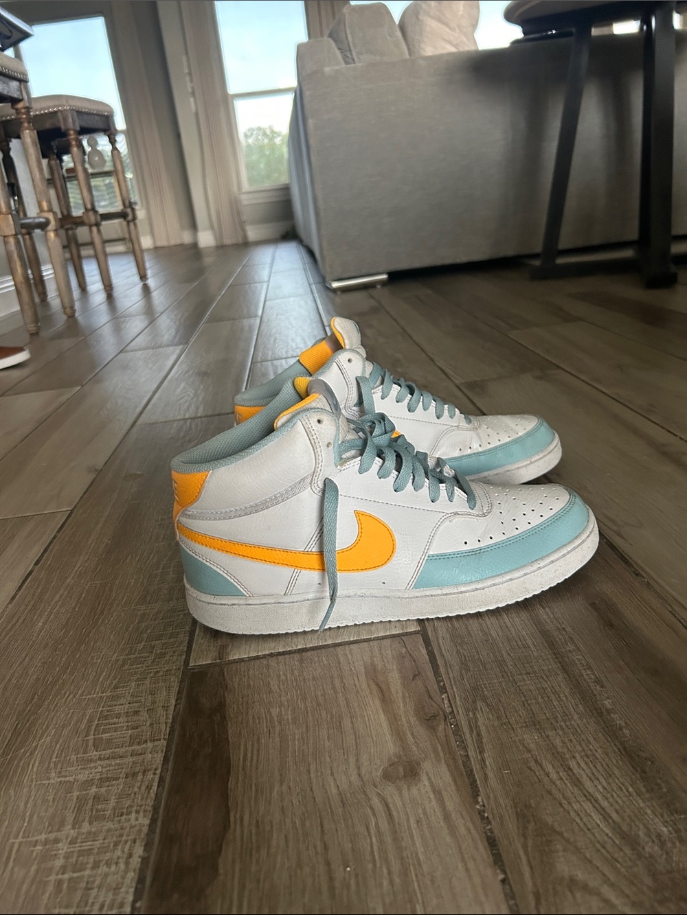 Nike Court Vision Mid Next Nature 'White Ocean Bliss